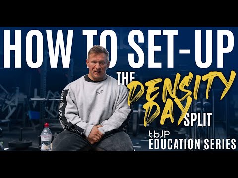 TBJP EDUCATION SERIES - EPISODE.08 - HOW TO SET UP THE DENSITY DAY SPLIT