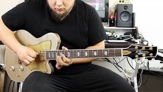 Video thumbnail for Kauer Starliner Express in Shoreline Gold w/ TV Jones PowerTrons - Demo by GuitarsToBePlayed