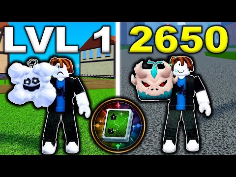 Noob To Max Using Only FRUIT NOTIFIER In Blox Fruits