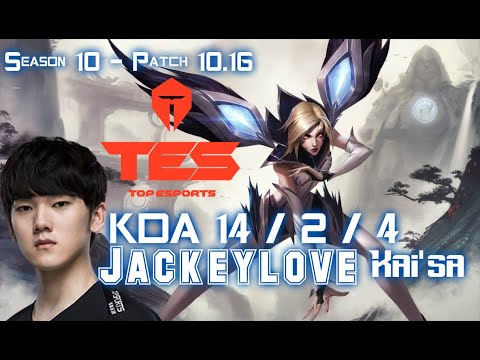 TES Jackeylove KAI'SA vs DRX Deft CAITLYN ADC - Patch 10.16 KR Ranked