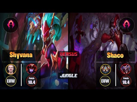 Jankos SHYVANA (Jungle) [Dark Harvest] VS SHACO - Challenger EUW Patch 10.4