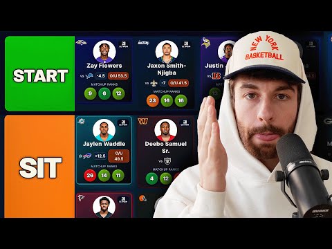 Full Week 3 WR Rankings & Tiers (Start/Sit Guide)