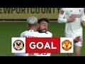 GOAL | Bruno Fernandes | Newport County 0-1 Manchester United | Fourth Round | Emirates FA Cup 2023-
