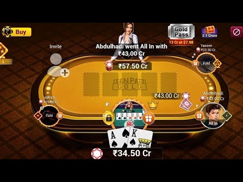 100 cr pot 250 cr bot game play #foryou #teenpatti #tpg #viral