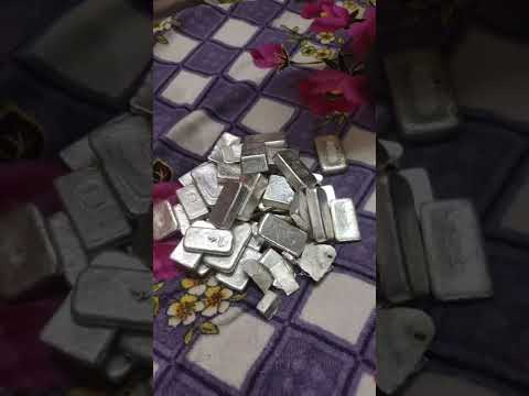 Silver biscuit | Refine silver |chandi ka biscuit