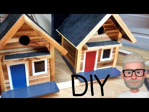 DIY Birdhouse / Bygga fågelholkar.