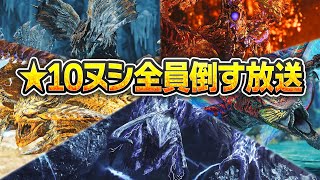 ★10歴戦王を全員倒す放送　ガンランスで【ワイルズ】