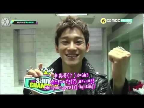 [ENG/中字/HD] 120522 EXO-M Show Champion Backstage CUT 后台花絮