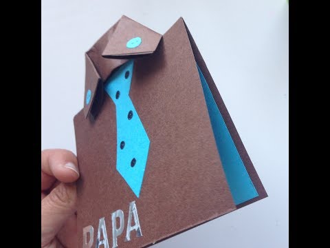 DIY Tuto facile - carte cravate fête des pères - 013