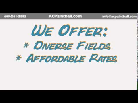 Throw a Paintball Bachelor Party near Atlantic City