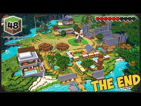 End of Adventure - World Tour & Map Download !  ||  Minecraft Survival Indonesia Pt.48