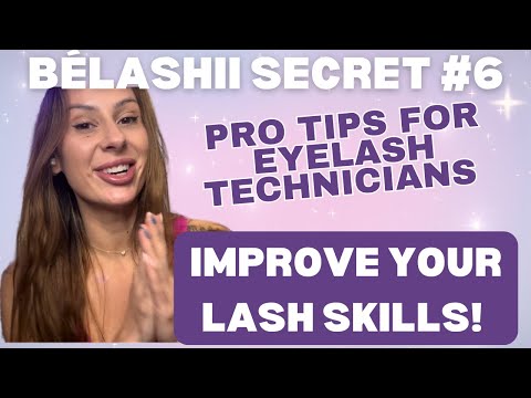 BeLashii Secret #6 Improve your eyelash extension technique by always starting with less.