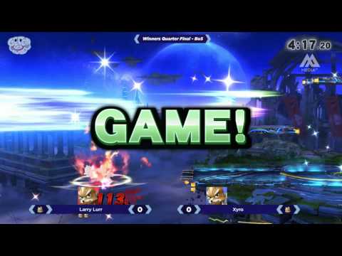 Larry Lurr vs Xyro - GOML 2017 - Wii U Winners Quarter Final
