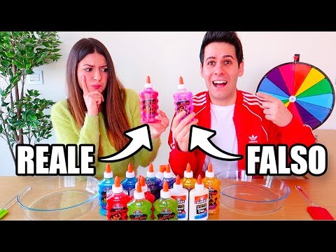 REALE vs FALSO SLIME CHALLENGE!