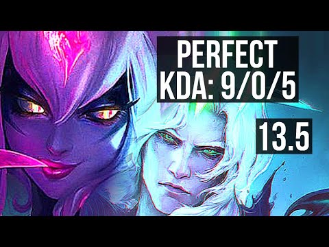 EVE vs VIEGO (JNG) | 9/0/5, 1300+ games, Legendary | KR Master | 13.5