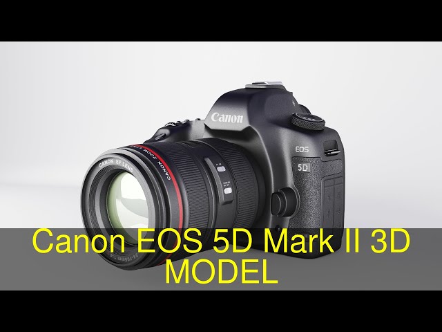 Canon EOS 5D Mark II 3D Model - FlatPyramid Canon EOS 5D Mark II 3D Model - FlatPyramid
