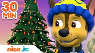 PAW Patrol BEST Holiday Rescues! ❄️ | 30 Minute Compilation | Nick Jr.