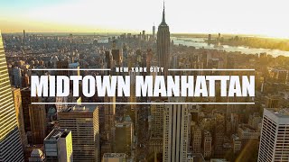 Drone Midtown Manhattan