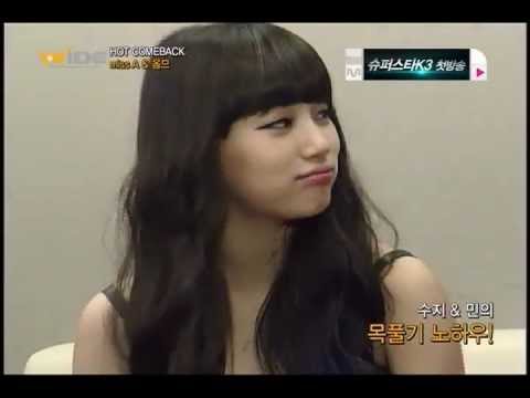 miss A funny MOMENT (Min and Suzy) comeback behind