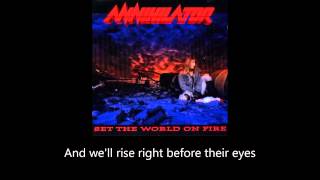 Annihilator - Phoenix Rising (Lyrics)