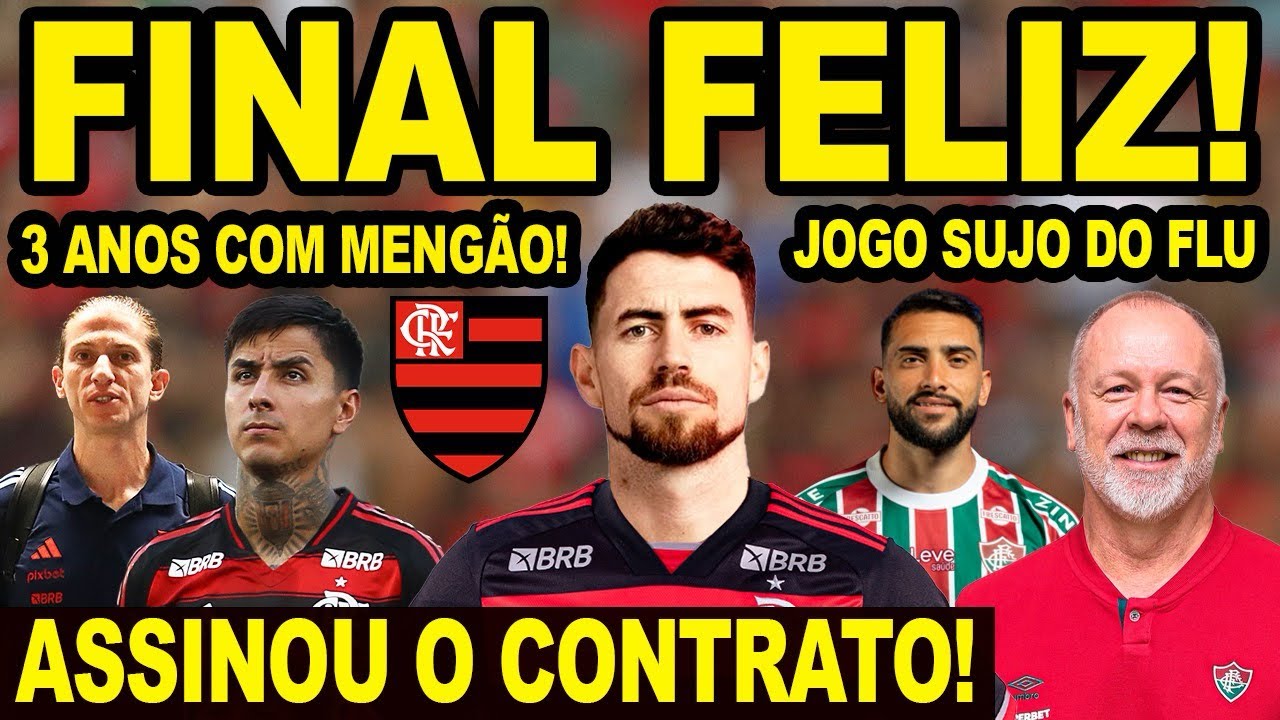 CONTRATO ASSINADO! FLAMENGO FECHA COM JOGADOR POR 3 ANOS! MENGÃO NA FINAL DA LIBERTA! FLU JOGA SUJO!