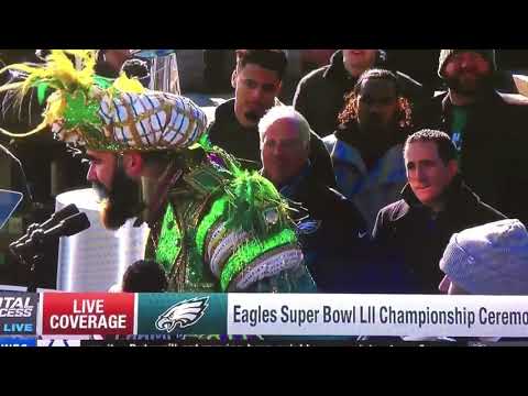 Jason Kelce’s passionate speech at Eagles Super Bowl Parade