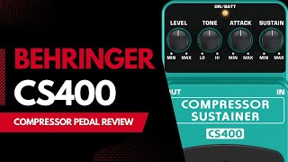 Video thumbnail for Behringer CS400 compressor pedal review by Andrei Sora