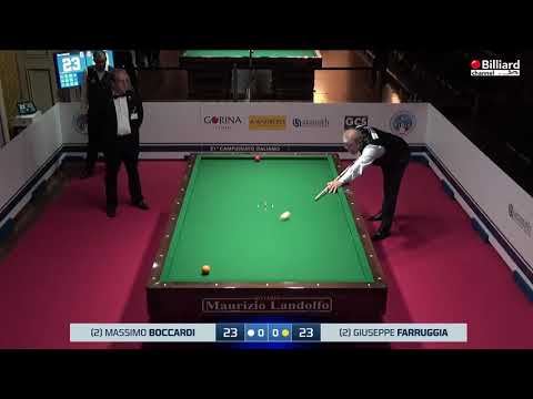 Boccardi Massimo Maria VS Farruggia Giuseppe - 21° Campionato Italiano Sanremo