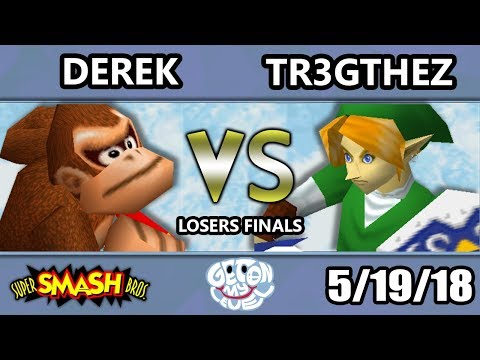 GOML 2018 - Derek (DK) Vs. SSBMTL | Tr3gTheZ (Link) Low Tier Losers Finals