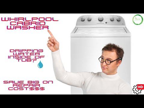 Whirlpool Cabrio Washer Dripping Water Inside of Tub. Easy fix save big!