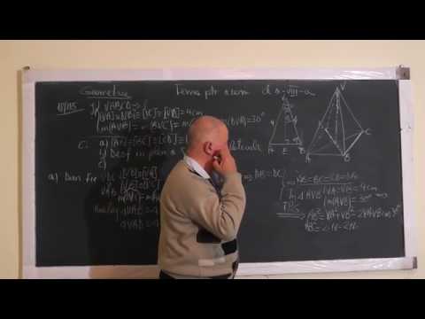 1/2 Lectia 1104 Piramida Prisma Paralelipiped Teorema Pitagora generalizata Radicali compusi Clasa 8