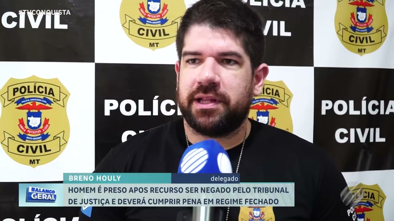 Homem é preso em Lucas do Rio Verde e vai cumprir 21 anos por diversos crimes