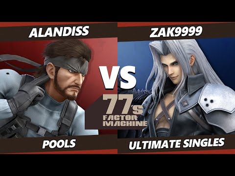 77s FM4 - AlanDiss (Snake) Vs. zaK9999 (Sephiroth) SSBU Ultimate Tournament