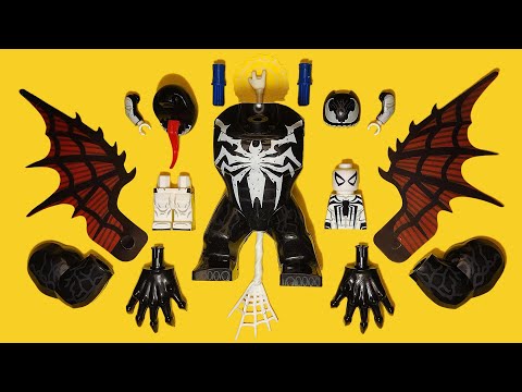 LEGO Anti-Venom VS. Winged Venom | Marvel's Spider-Man 2 | Unofficial Minifigure | Marvel