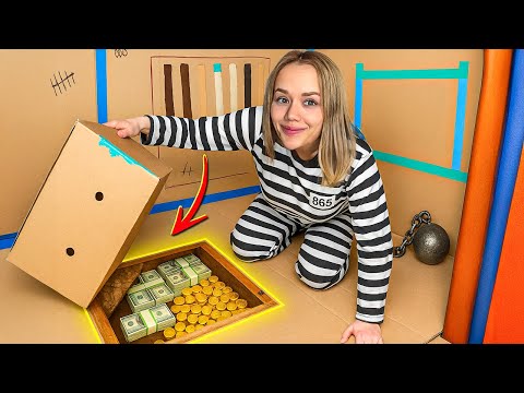 DEV KARTON BANKA SOYDUK !? *BÜYÜK KAÇIŞ* | Gamze Karta Öykü Karta