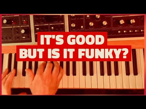 Has the Moog One got the Funk?