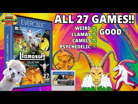 The Llamasoft Collection On Evercade - 27 Jeff Minter Games Played!