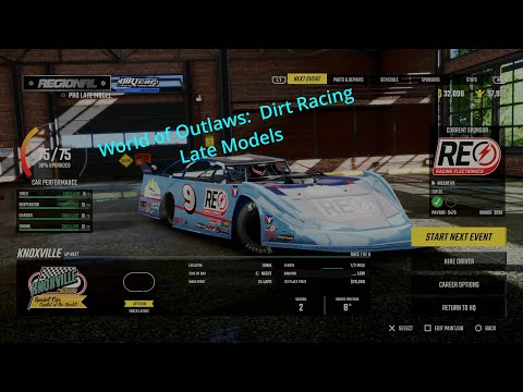 World of Outlaws:  Dirt Racing Knoxville Season 2 Week 7 Regional Late Models