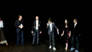 MICK JAGGER welcomes people IN FRENCH to the Cannes-Screening of "Stones in Exile"