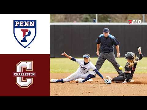 Penn vs Charleston Softball Full Game Replay | 2026 CAA Softball