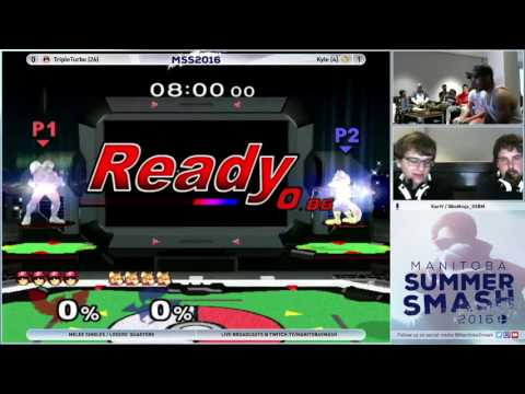 MSS2016 Kyle (Peach, Fox) vs. Tripleturbo (C. Falcon) - Melee Singles LQF