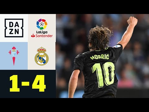 Modric zaubert, Hazard verschießt Elfer: Celta Vigo - Real Madrid 1:4 | LaLiga | DAZN  Highlights