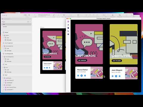 Sketch2React Beta 2021 – Prototype First Look – Automatic positions