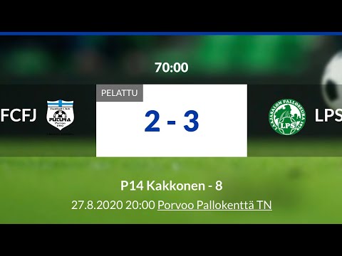 P14 Kakkonen: FCFJ - LPS 27.8.2020