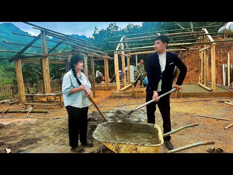 Tu Na felt happy that CEO Alex was gradually completing her new home.