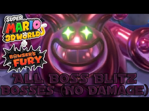 Super Mario 3D World + Bowser's Fury: All Boss Blitz Bosses (No Damage)