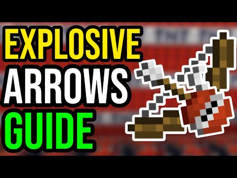 VIPmanYT - How To Make EXPLOSIVE ARROWS In Minecraft Bedrock - No Mods!