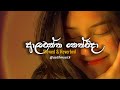 ආලවන්ත නෙත් විදා Aalawantha Neth Vida Slowed Reverb