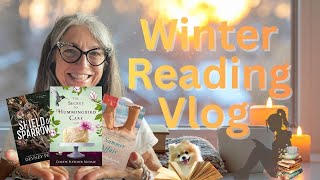 Cozy Spoiler Free Winter Reading Vlog | What Are YOU Reading?