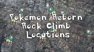 Pokemon Reborn Rock Climb Event Pokemon and Items